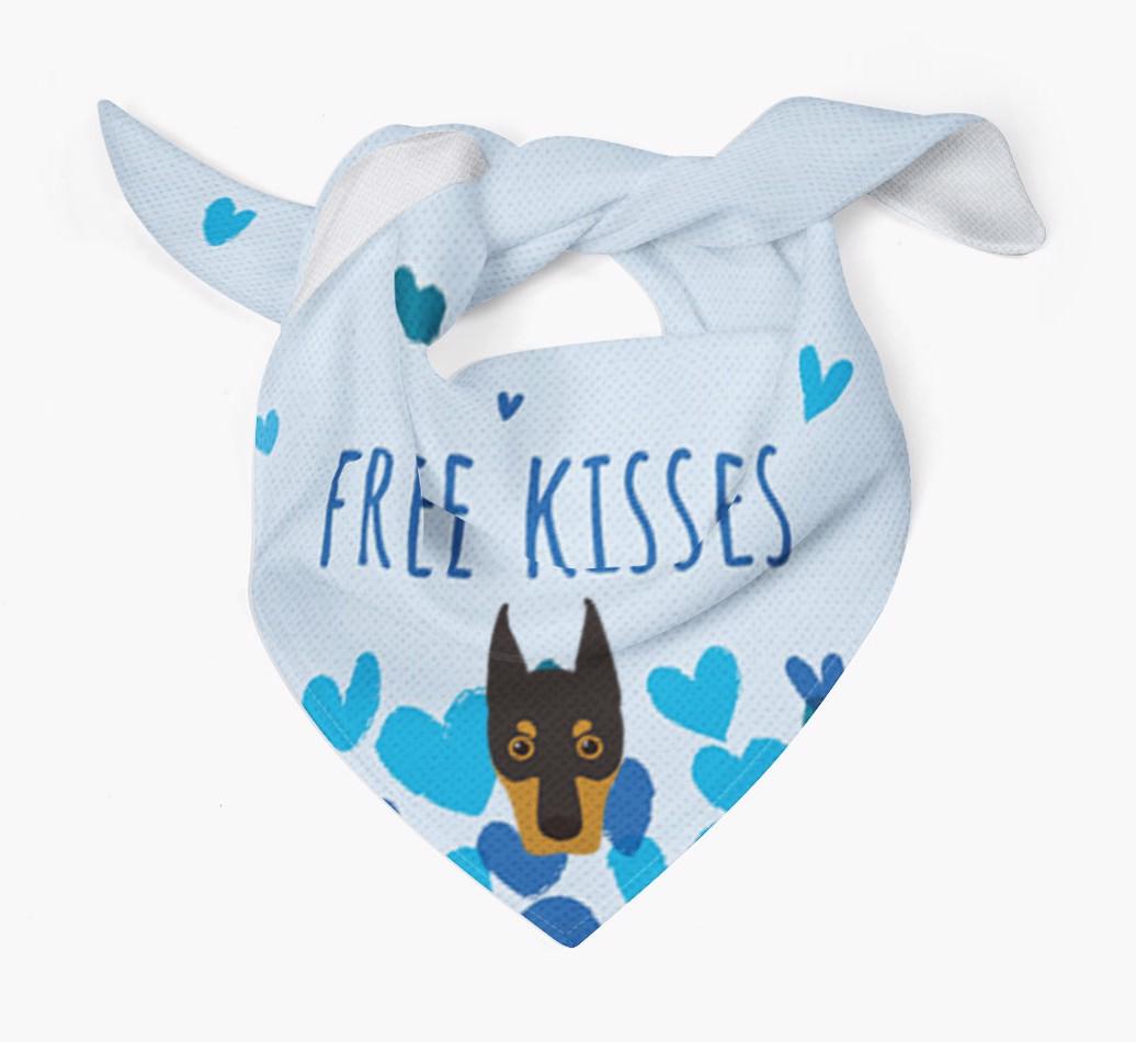 Free Kisses : Personalized {breedFullName} Bandana