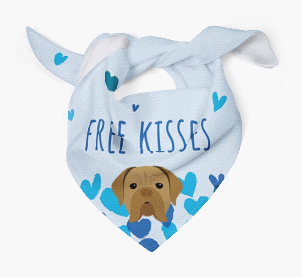 Free Kisses : Personalized {breedFullName} Bandana