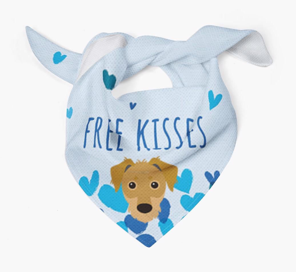 Free Kisses : Personalized {breedFullName} Bandana