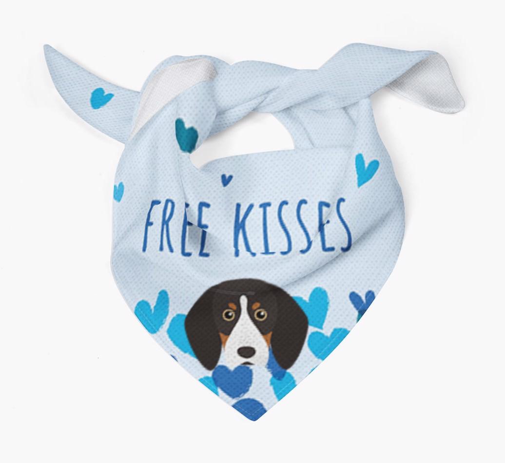 Free Kisses : Personalized {breedFullName} Bandana
