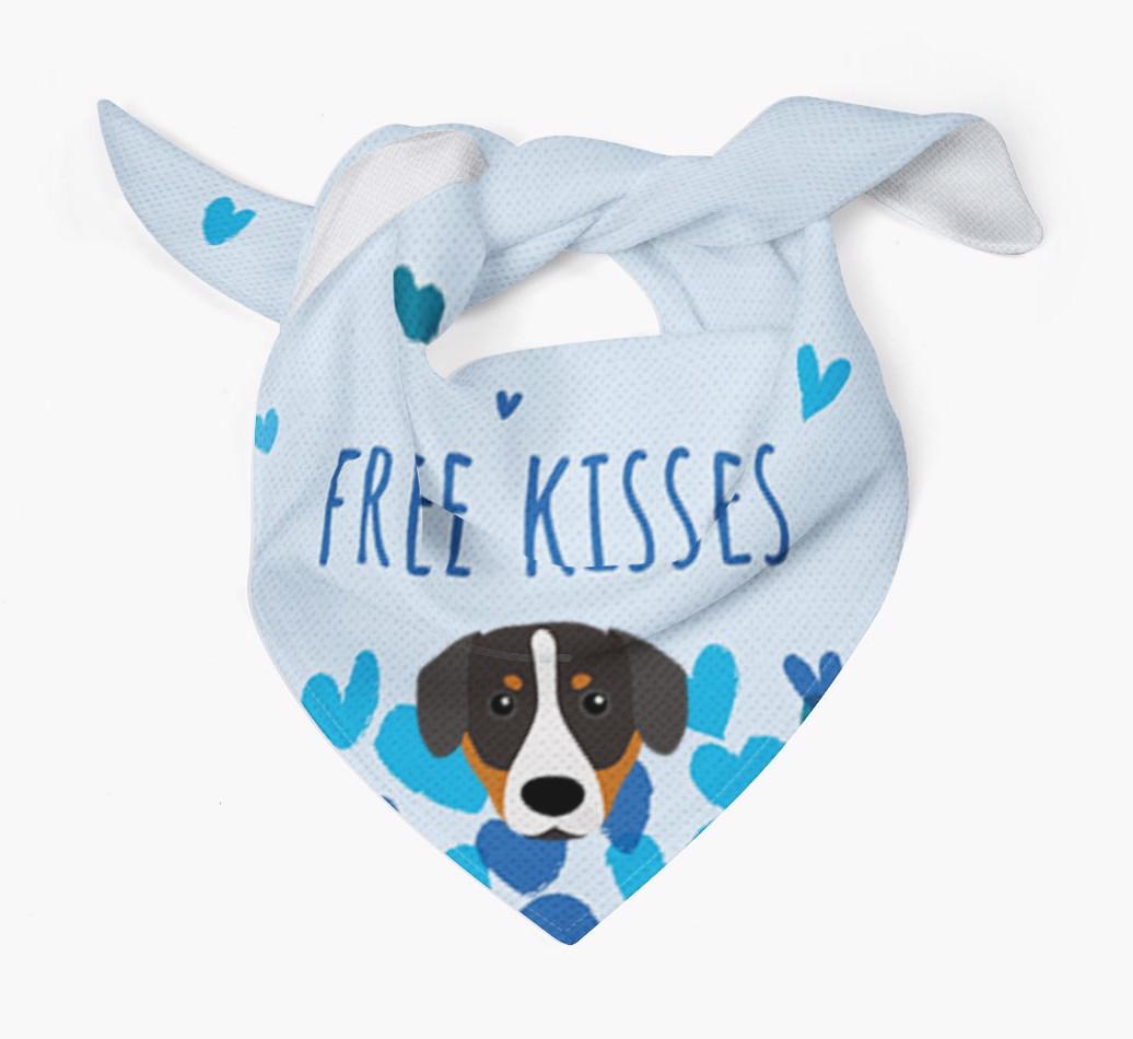 Free Kisses : Personalized {breedFullName} Bandana