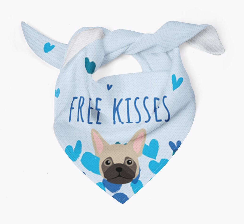 Free Kisses : Personalized {breedFullName} Bandana