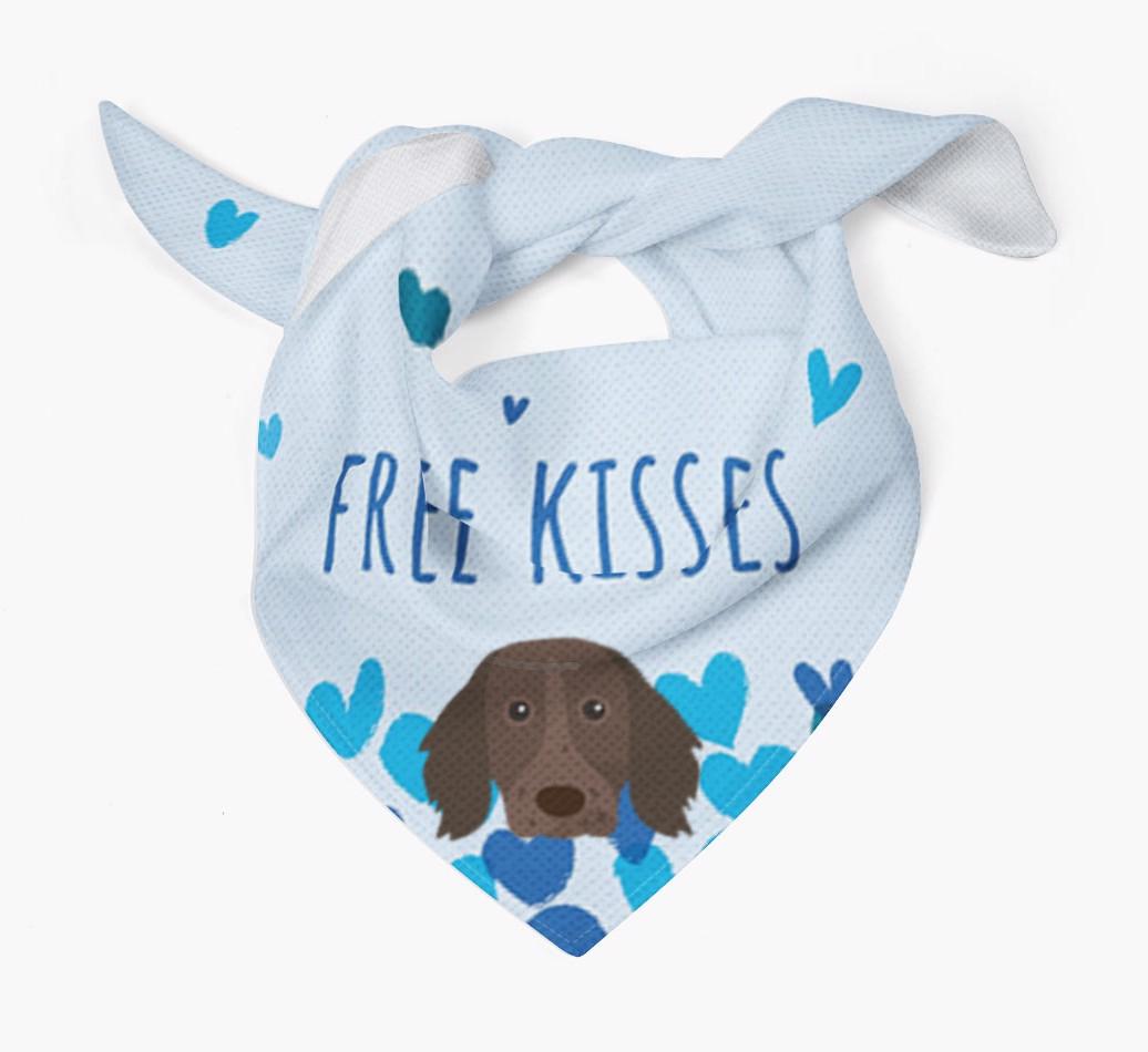 Free Kisses : Personalized {breedFullName} Bandana