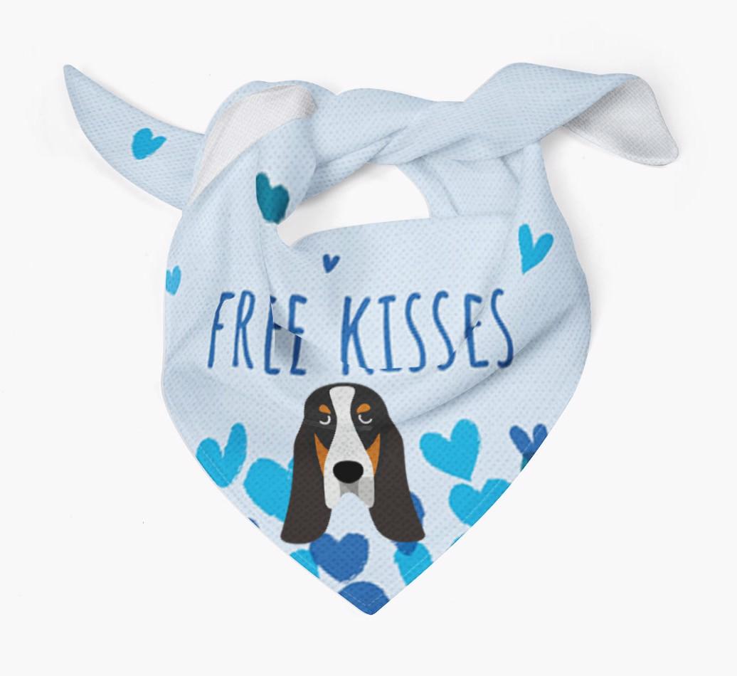 Free Kisses : Personalized {breedFullName} Bandana