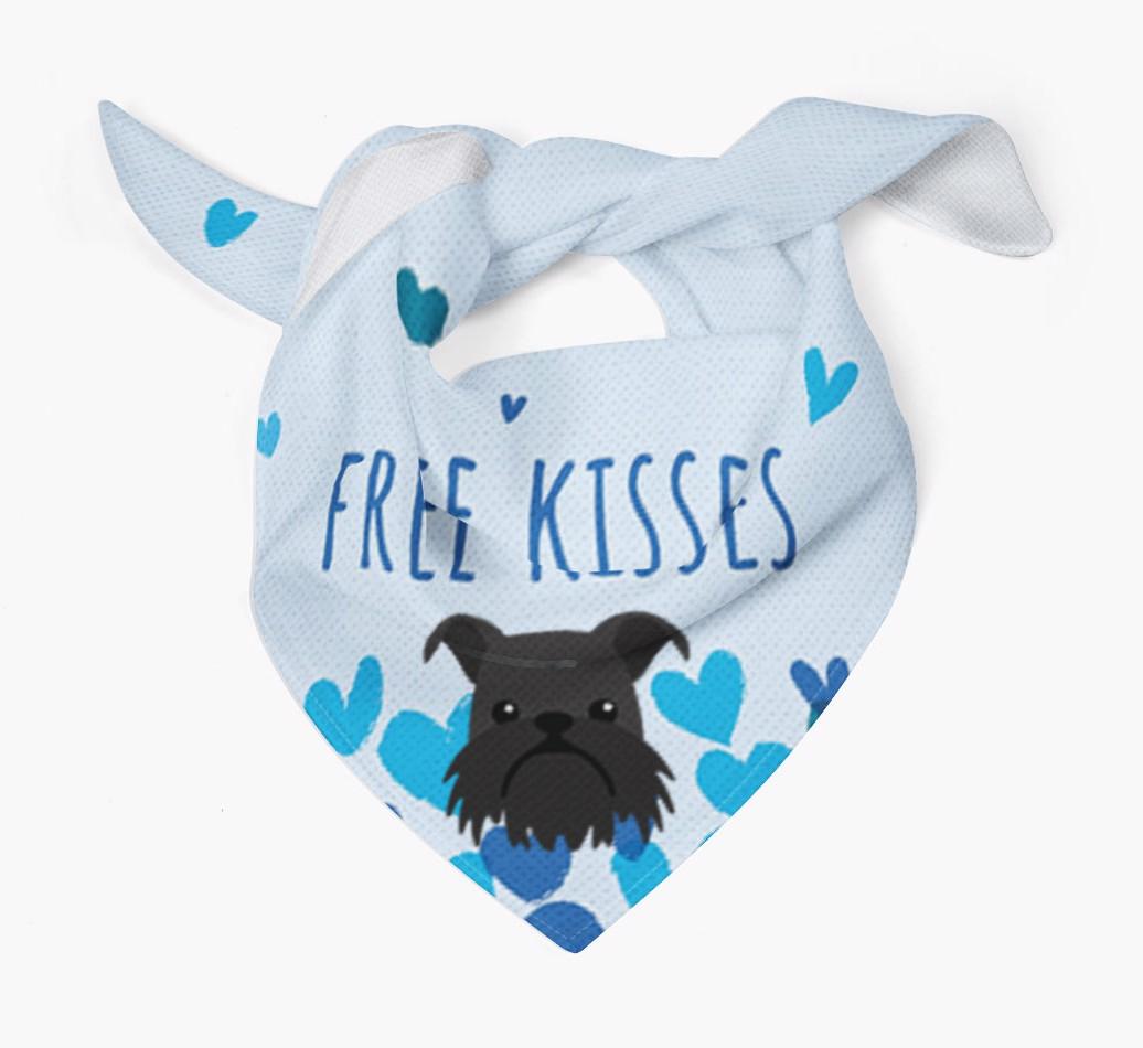 Free Kisses : Personalized {breedFullName} Bandana