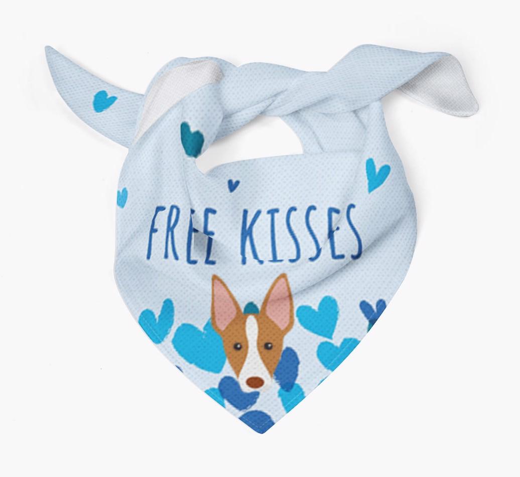 Free Kisses : Personalized {breedFullName} Bandana
