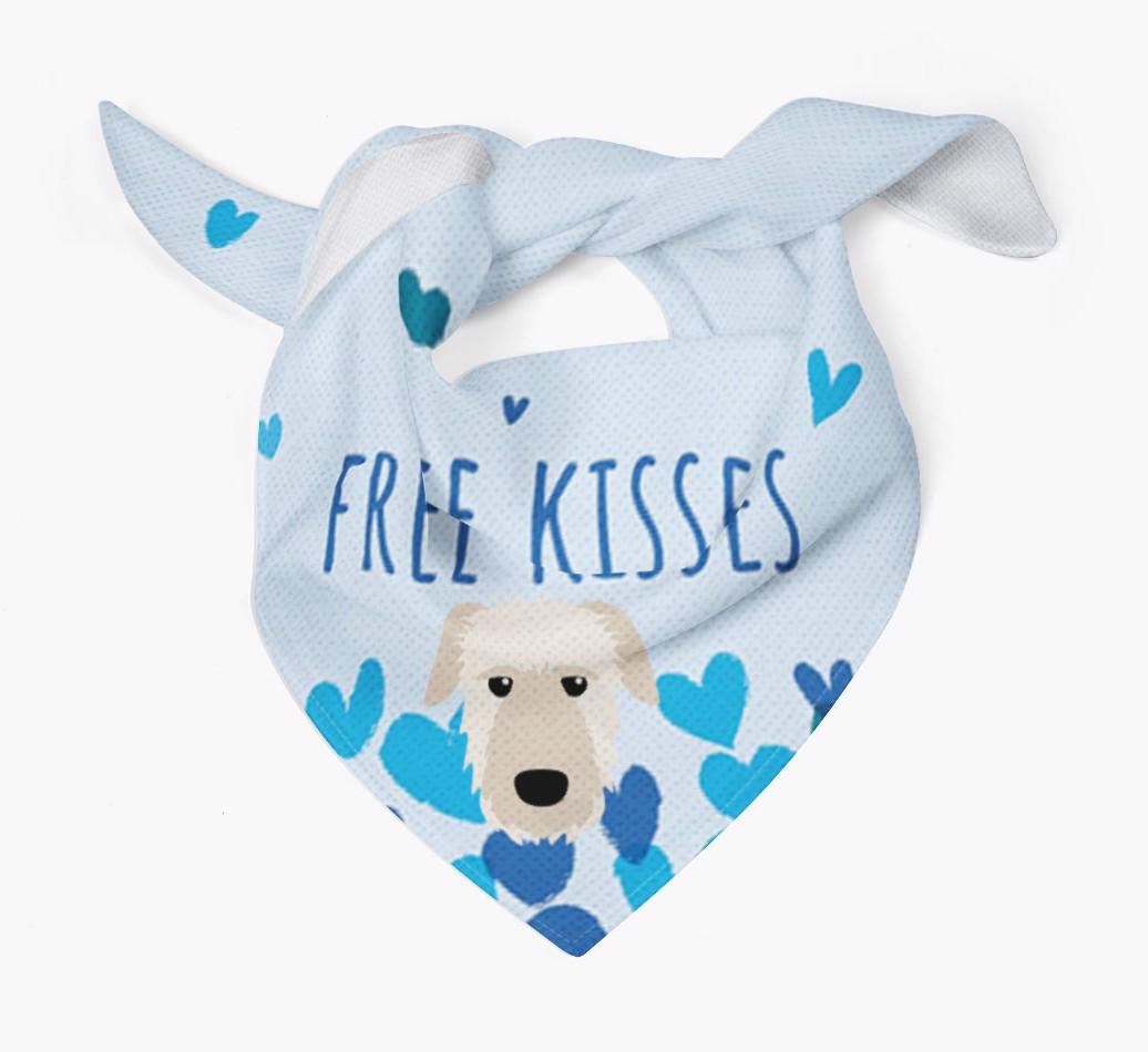 Free Kisses : Personalized {breedFullName} Bandana