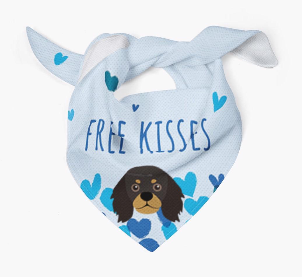 Free Kisses : Personalized {breedFullName} Bandana