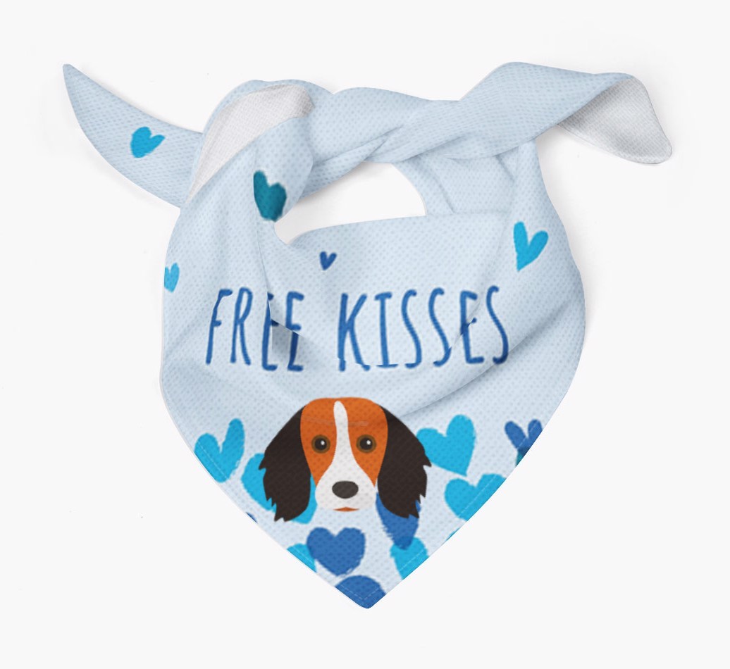 Free Kisses : Personalized {breedFullName} Bandana