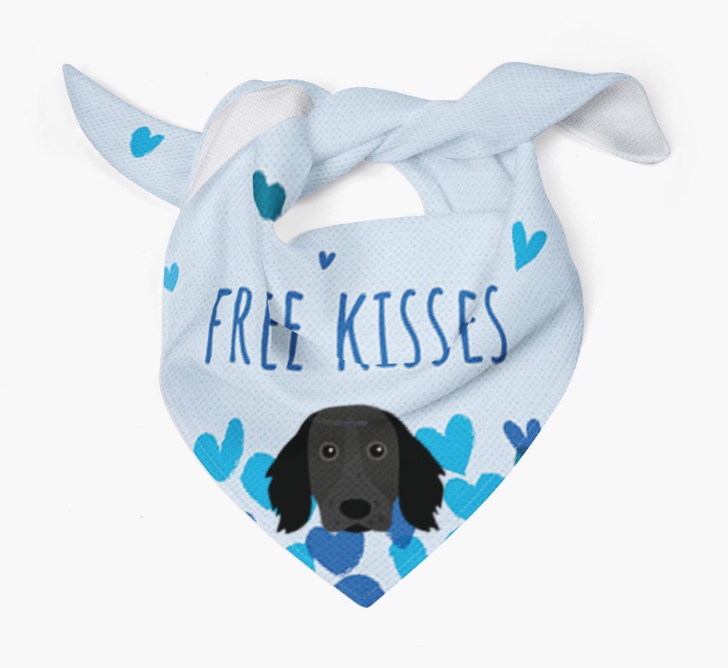 Free Kisses : Personalized {breedFullName} Bandana