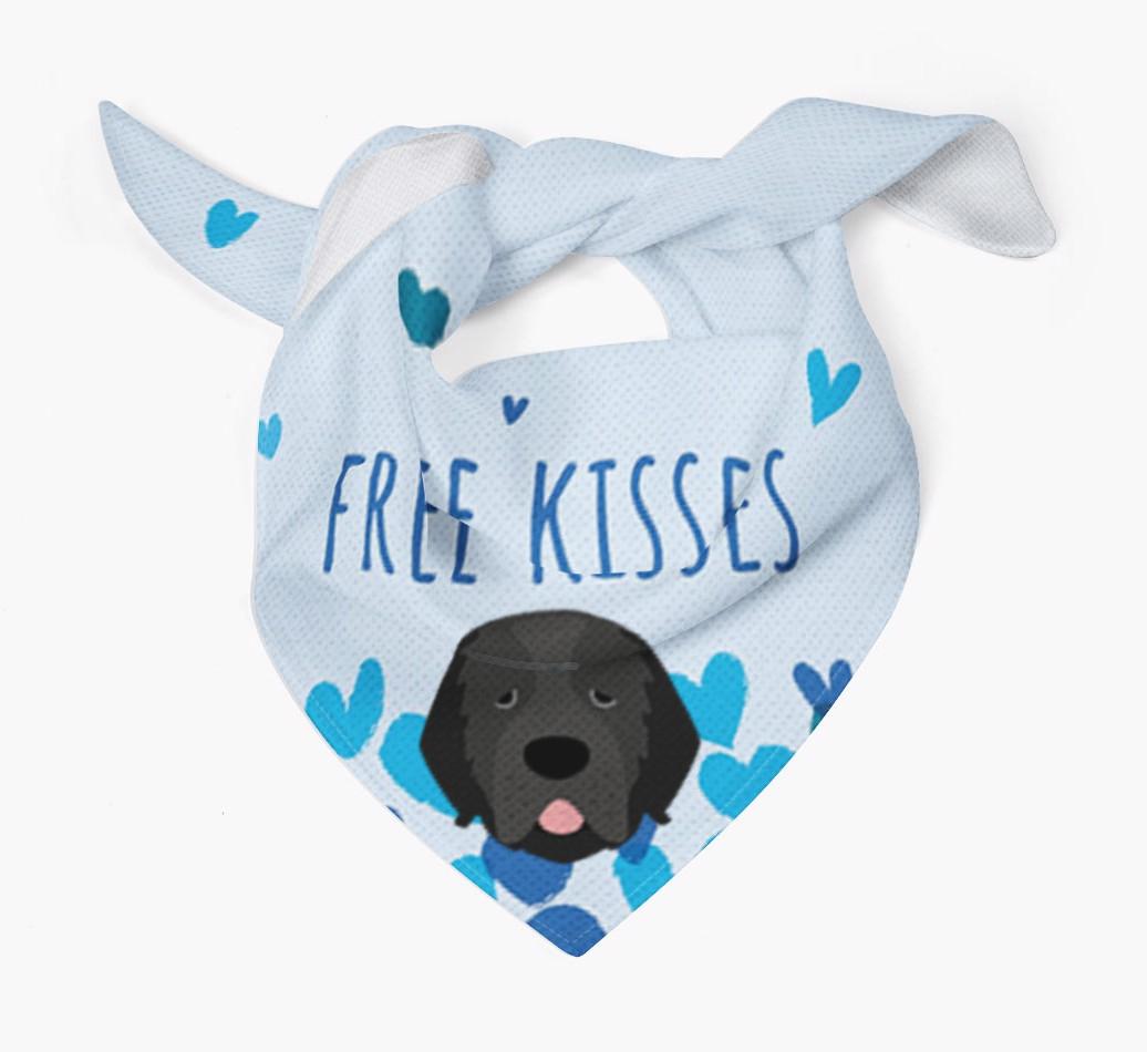 Free Kisses : Personalized {breedFullName} Bandana