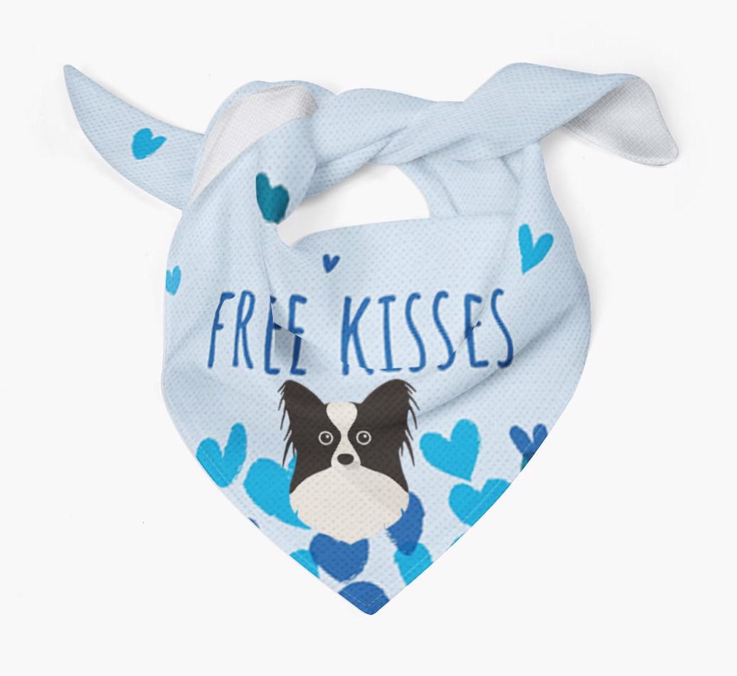 Free Kisses : Personalized {breedFullName} Bandana
