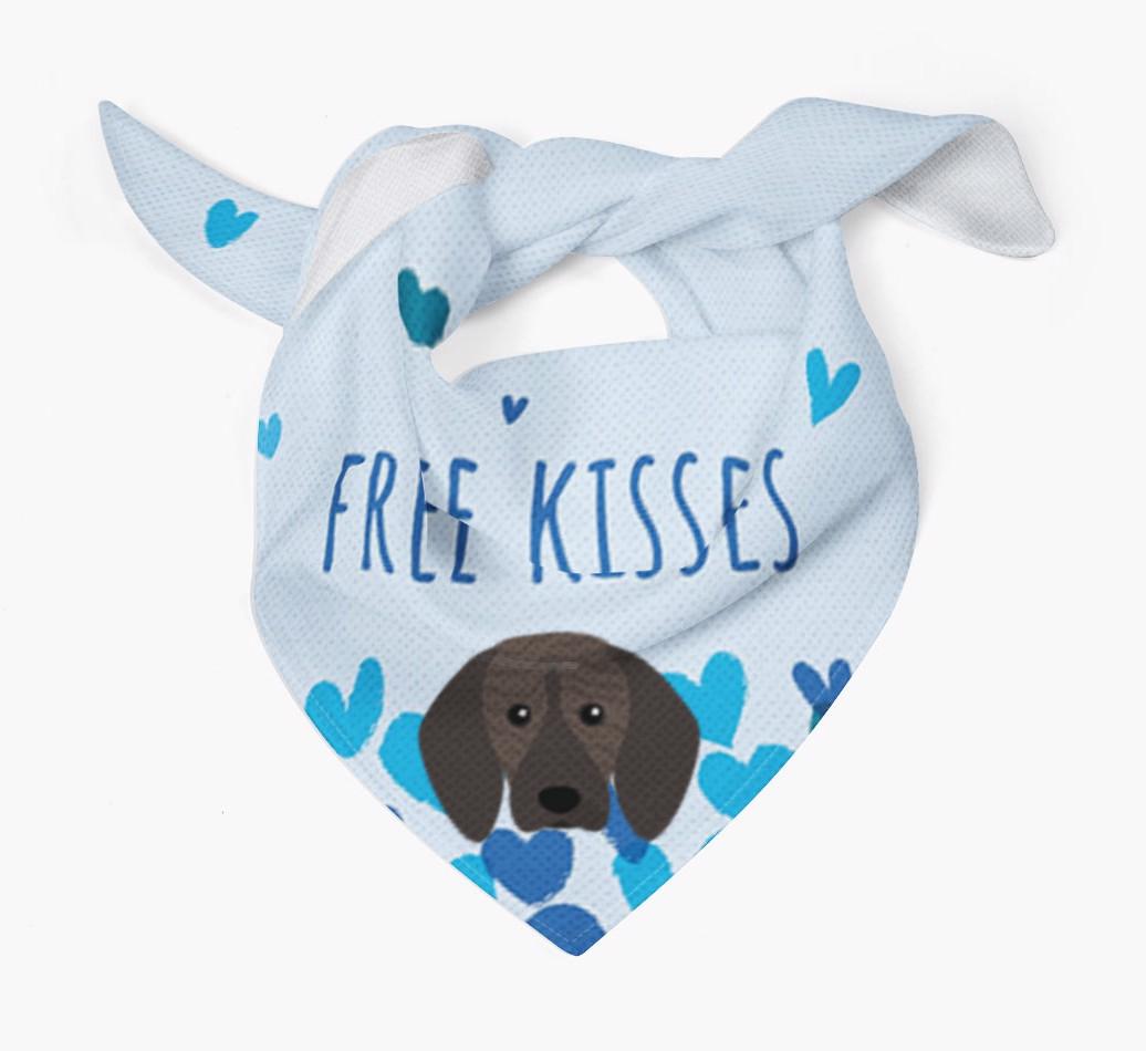 Free Kisses : Personalized {breedFullName} Bandana