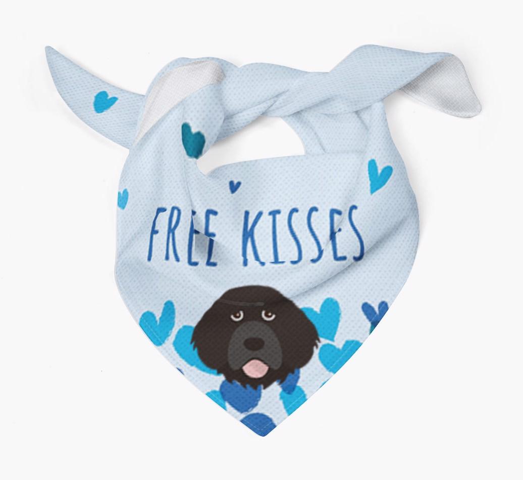 Free Kisses : Personalized {breedFullName} Bandana