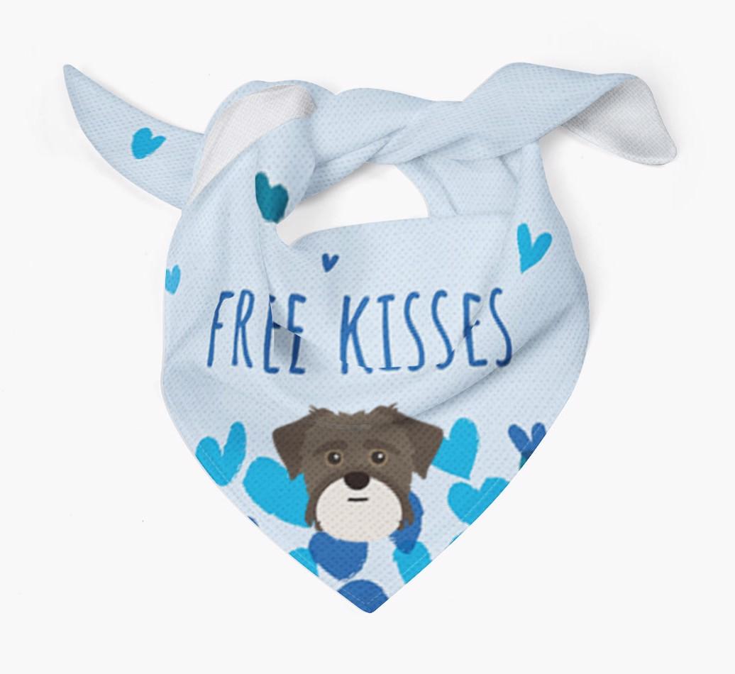 Free Kisses : Personalized {breedFullName} Bandana
