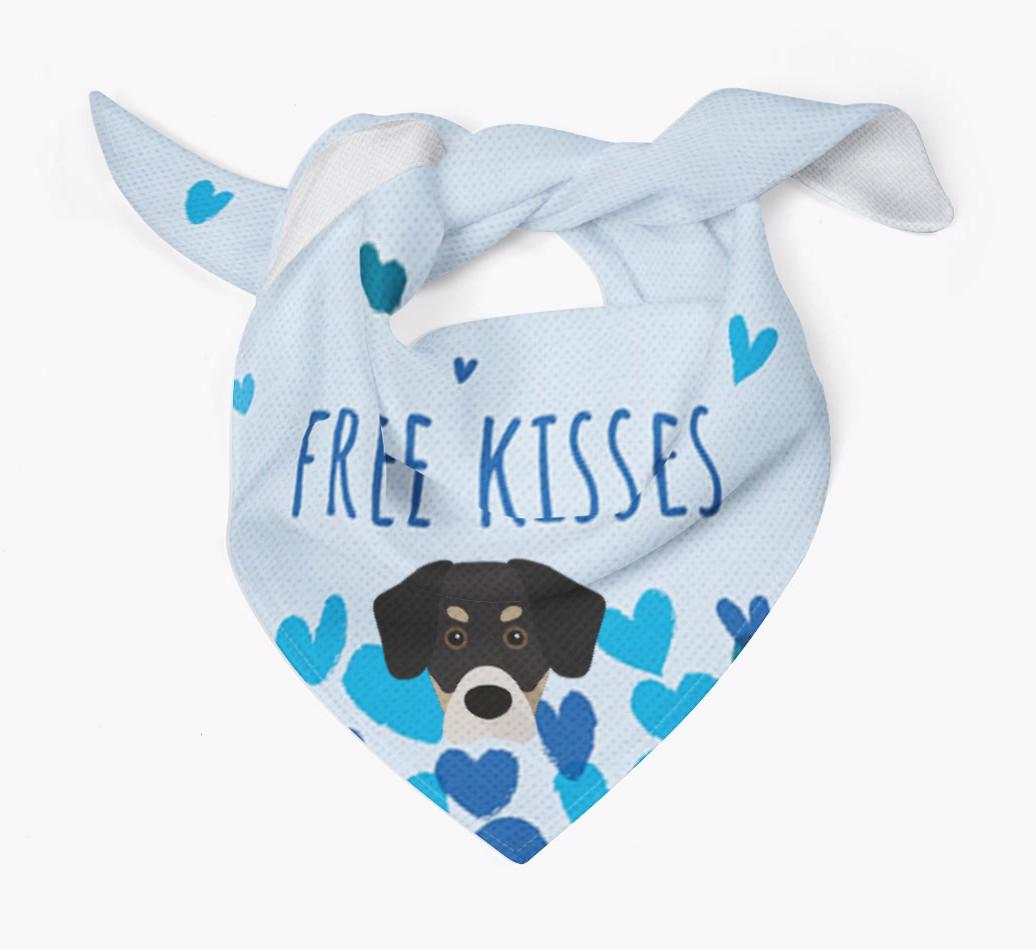 Free Kisses : Personalized {breedFullName} Bandana