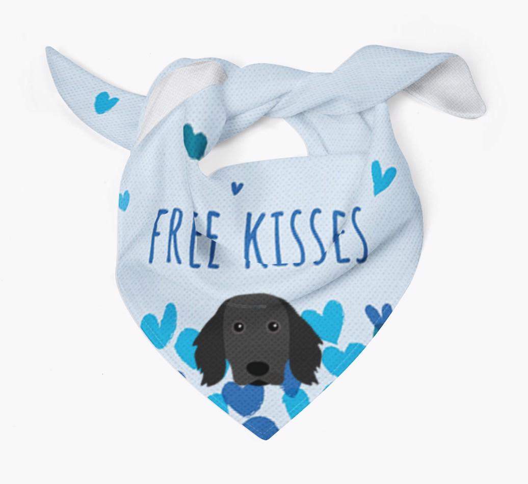 Free Kisses : Personalized {breedFullName} Bandana