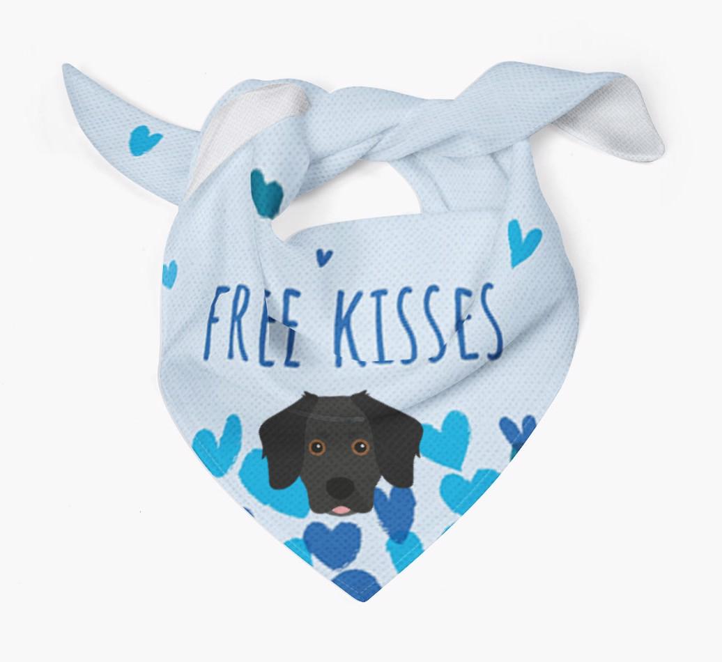 Free Kisses : Personalized {breedFullName} Bandana