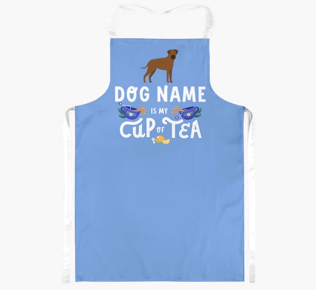 My Cup Of Tea: Personalised {breedFullName} Apron
