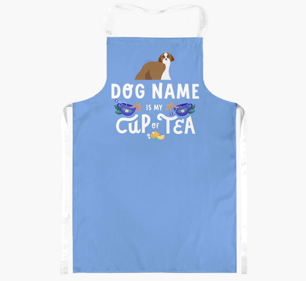 My Cup Of Tea: Personalised {breedFullName} Apron