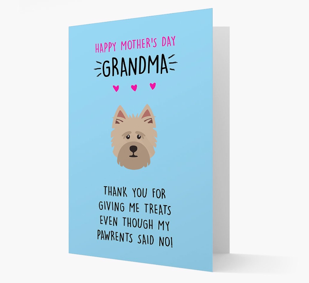 'Happy Mother's Day Grandma' Card with your {breedFullName} Icon