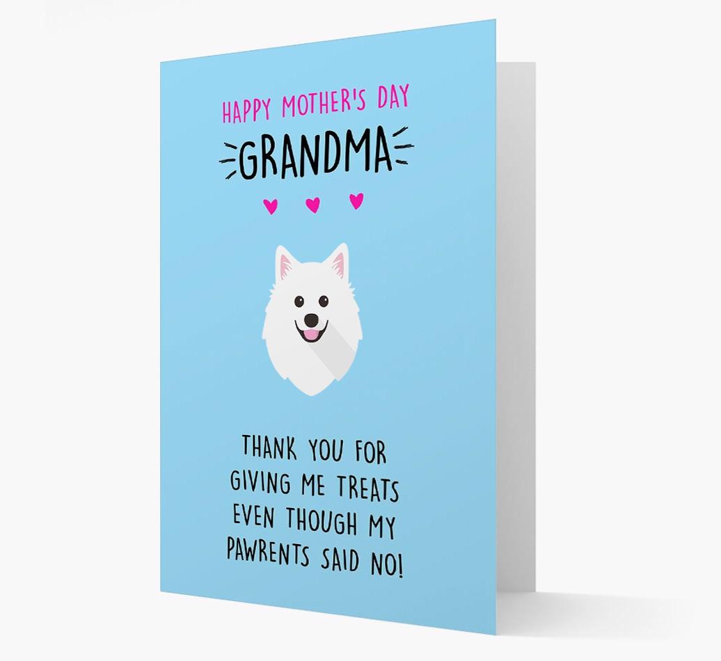 'Happy Mother's Day Grandma' Card with your {breedFullName} Icon