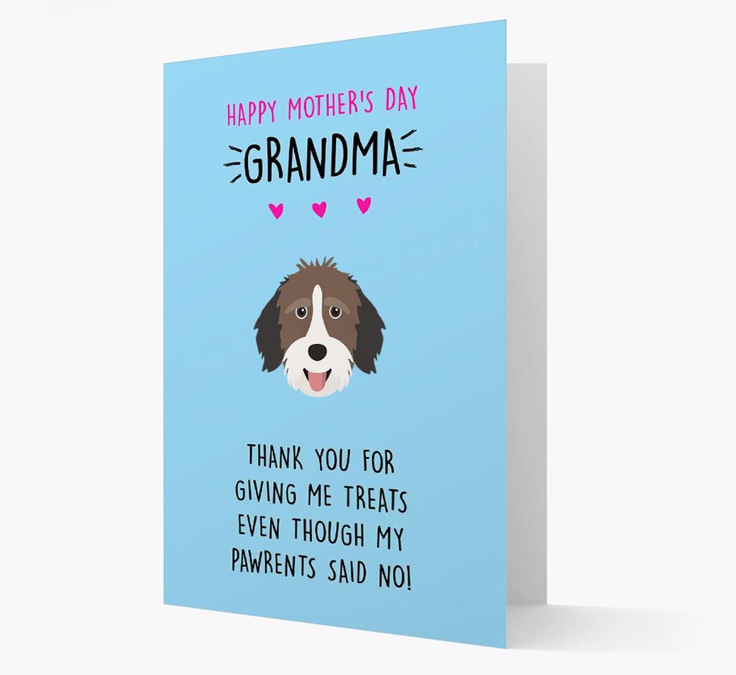'Happy Mother's Day Grandma' Card with your {breedFullName} Icon