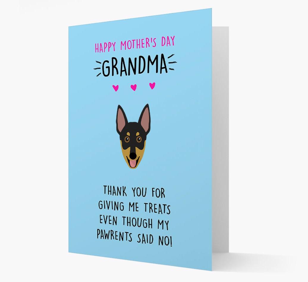 'Happy Mother's Day Grandma' Card with your {breedFullName} Icon