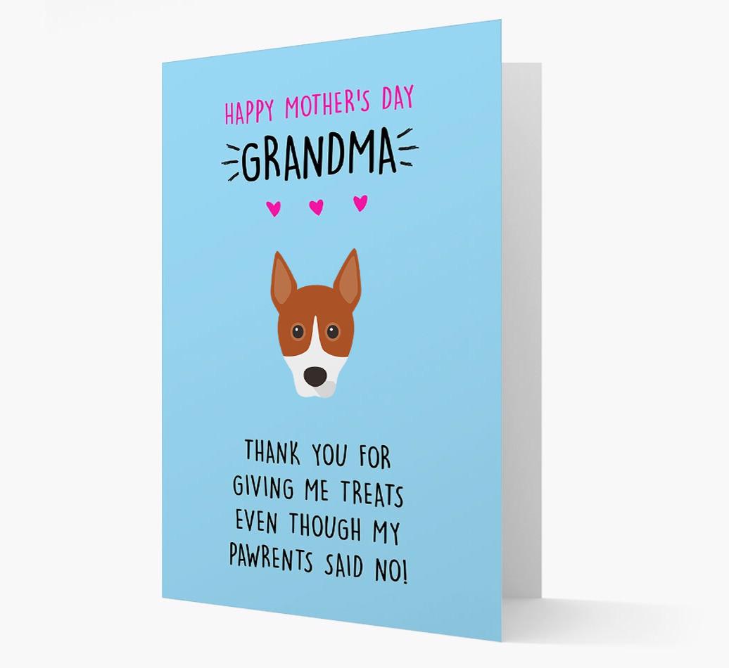 'Happy Mother's Day Grandma' Card with your {breedFullName} Icon