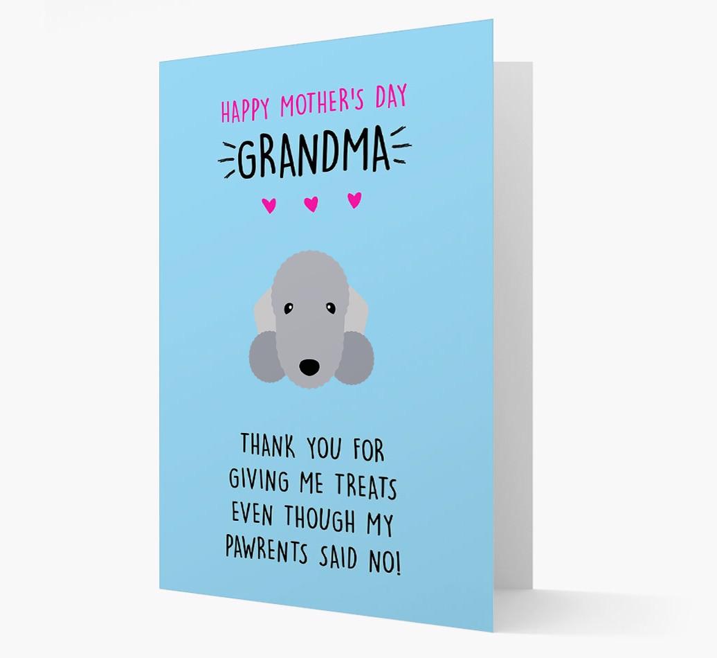 'Happy Mother's Day Grandma' Card with your {breedFullName} Icon
