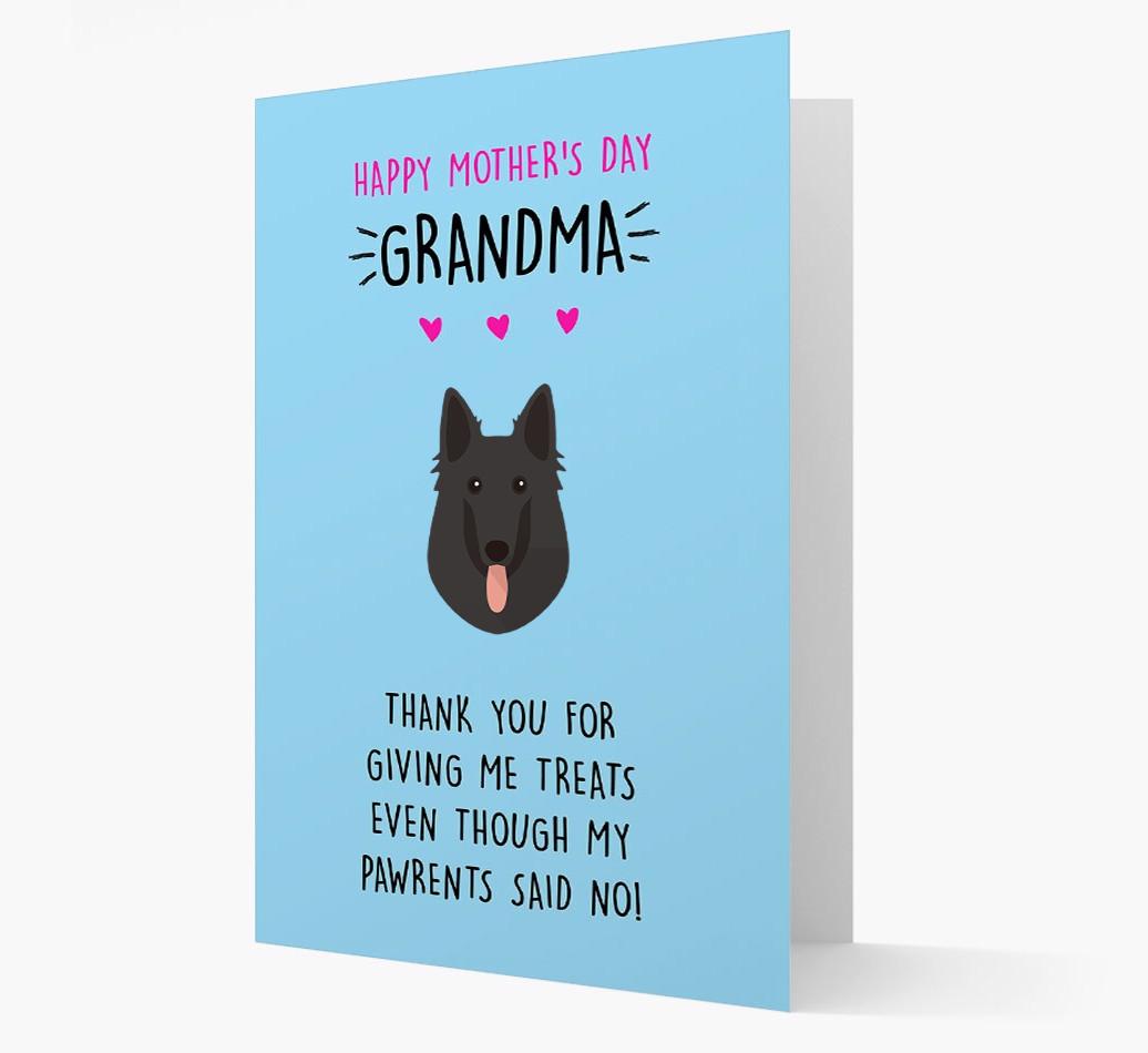'Happy Mother's Day Grandma' Card with your {breedFullName} Icon
