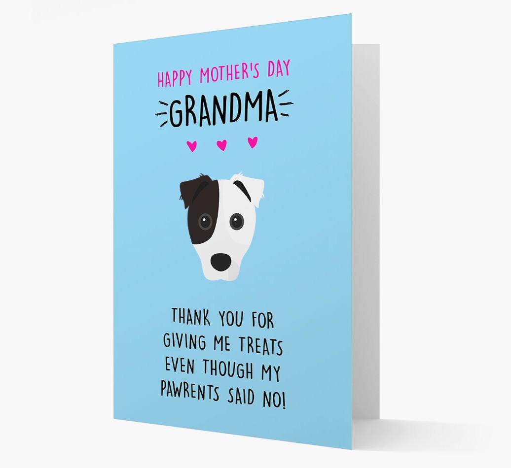'Happy Mother's Day Grandma' Card with your {breedFullName} Icon