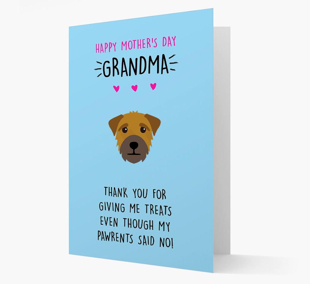 'Happy Mother's Day Grandma' Card with your {breedFullName} Icon