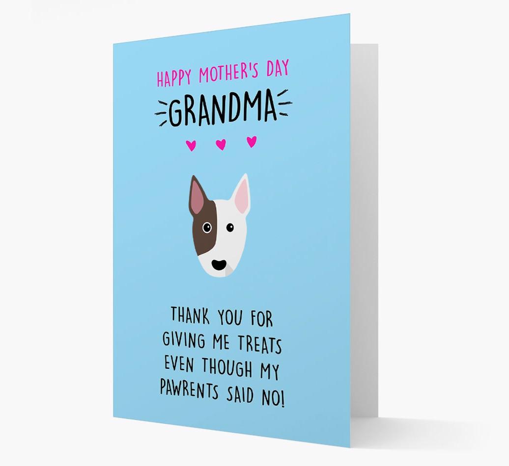 'Happy Mother's Day Grandma' Card with your {breedFullName} Icon