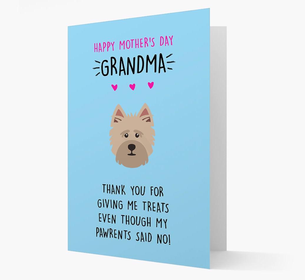 'Happy Mother's Day Grandma' Card with your {breedFullName} Icon