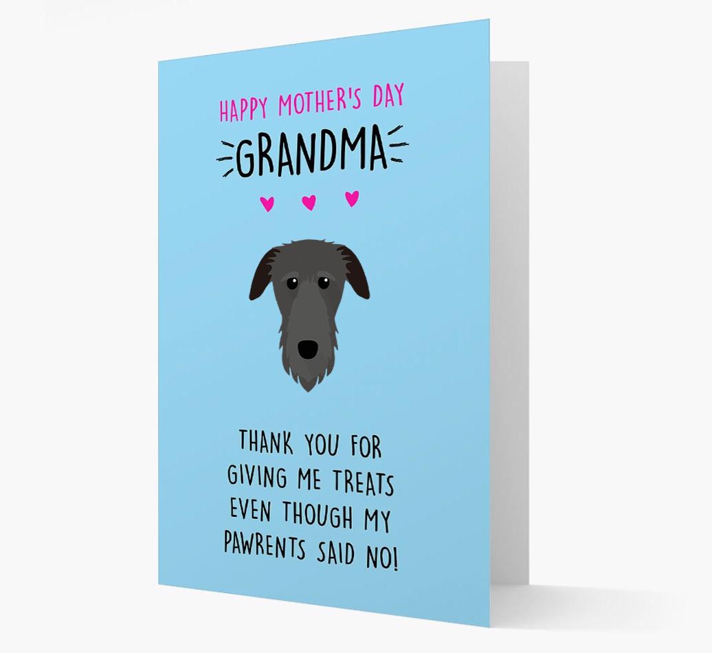 'Happy Mother's Day Grandma' Card with your {breedFullName} Icon
