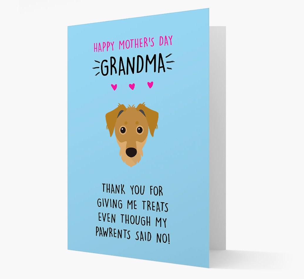 'Happy Mother's Day Grandma' Card with your {breedFullName} Icon