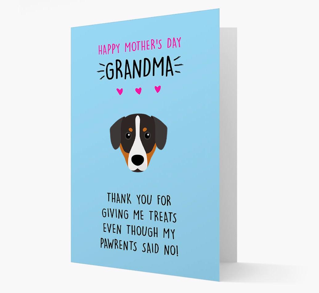 'Happy Mother's Day Grandma' Card with your {breedFullName} Icon