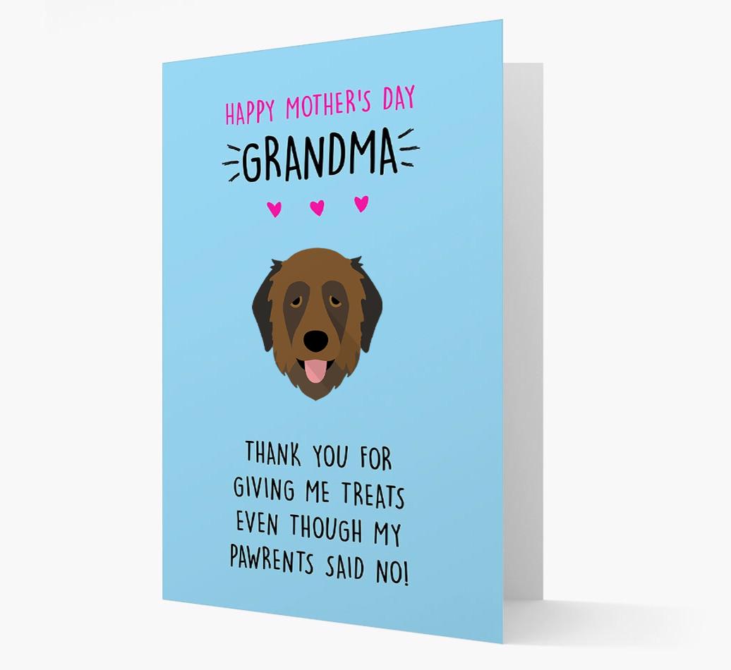'Happy Mother's Day Grandma' Card with your {breedFullName} Icon