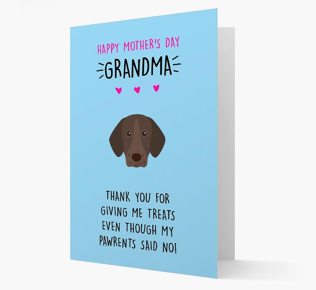 'Happy Mother's Day Grandma' Card with your {breedFullName} Icon