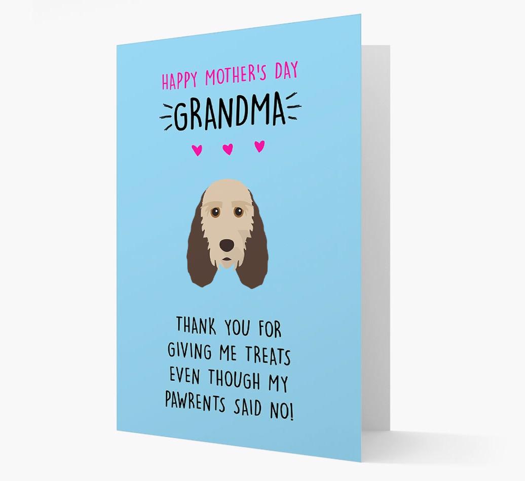 'Happy Mother's Day Grandma' Card with your {breedFullName} Icon