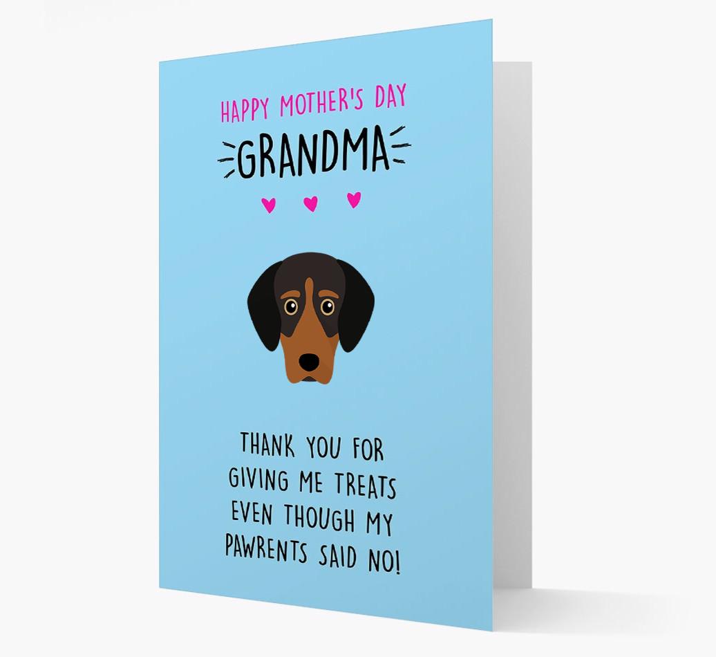 'Happy Mother's Day Grandma' Card with your {breedFullName} Icon