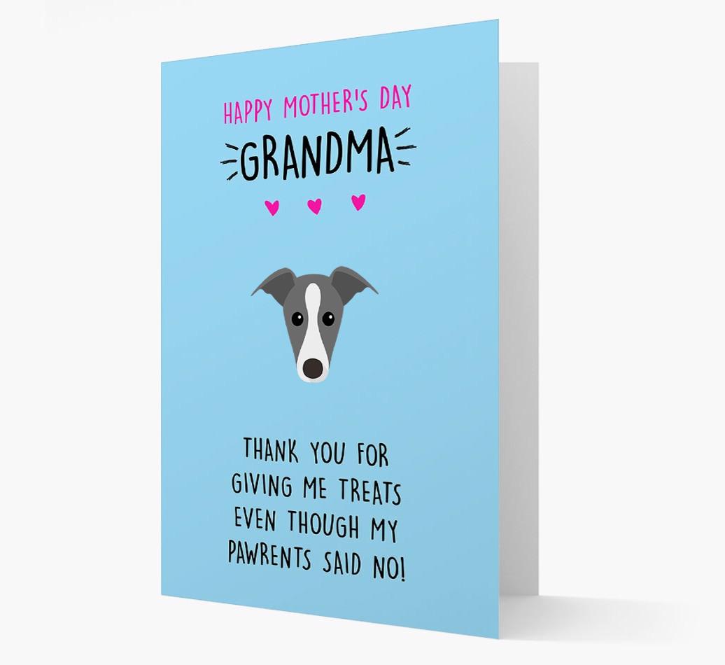 'Happy Mother's Day Grandma' Card with your {breedFullName} Icon