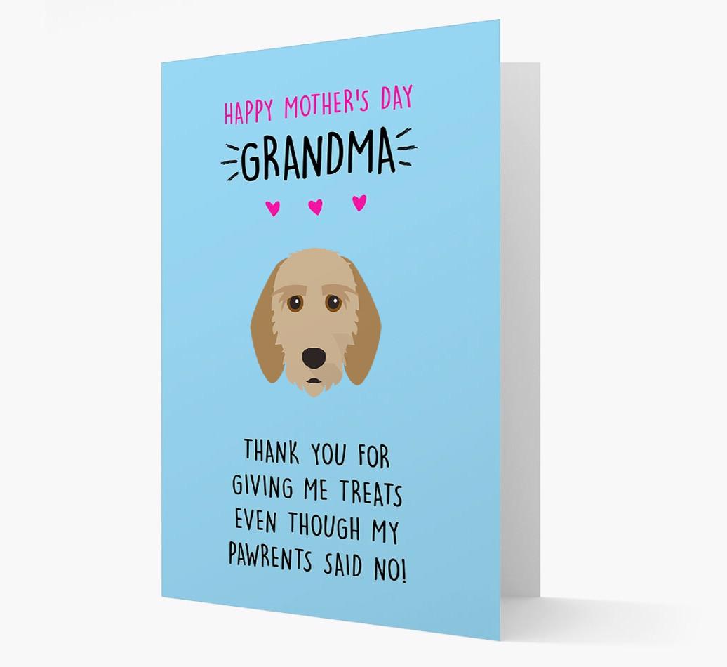 'Happy Mother's Day Grandma' Card with your {breedFullName} Icon