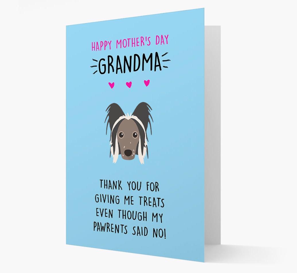 'Happy Mother's Day Grandma' Card with your {breedFullName} Icon