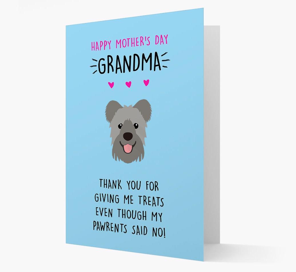 'Happy Mother's Day Grandma' Card with your {breedFullName} Icon