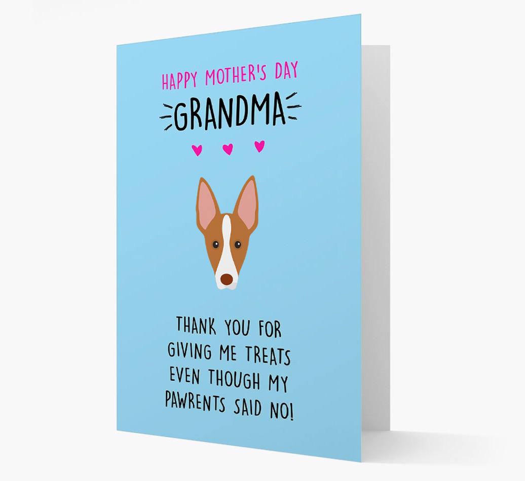 'Happy Mother's Day Grandma' Card with your {breedFullName} Icon