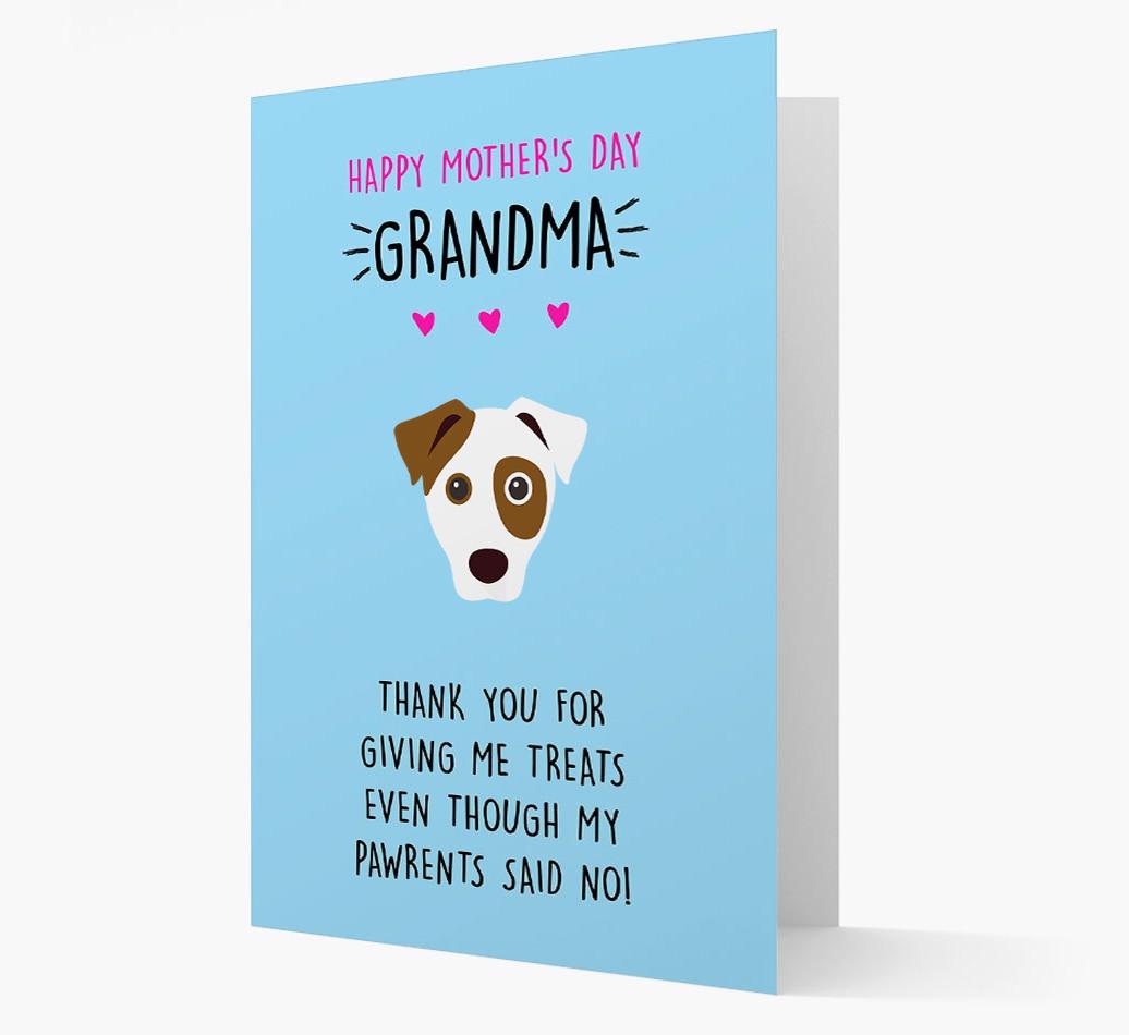 'Happy Mother's Day Grandma' Card with your {breedFullName} Icon