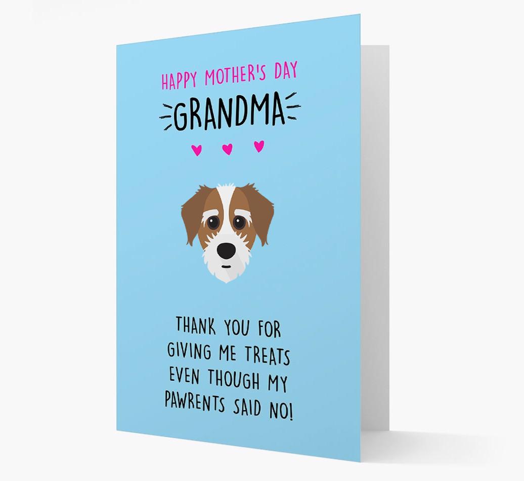 'Happy Mother's Day Grandma' Card with your {breedFullName} Icon