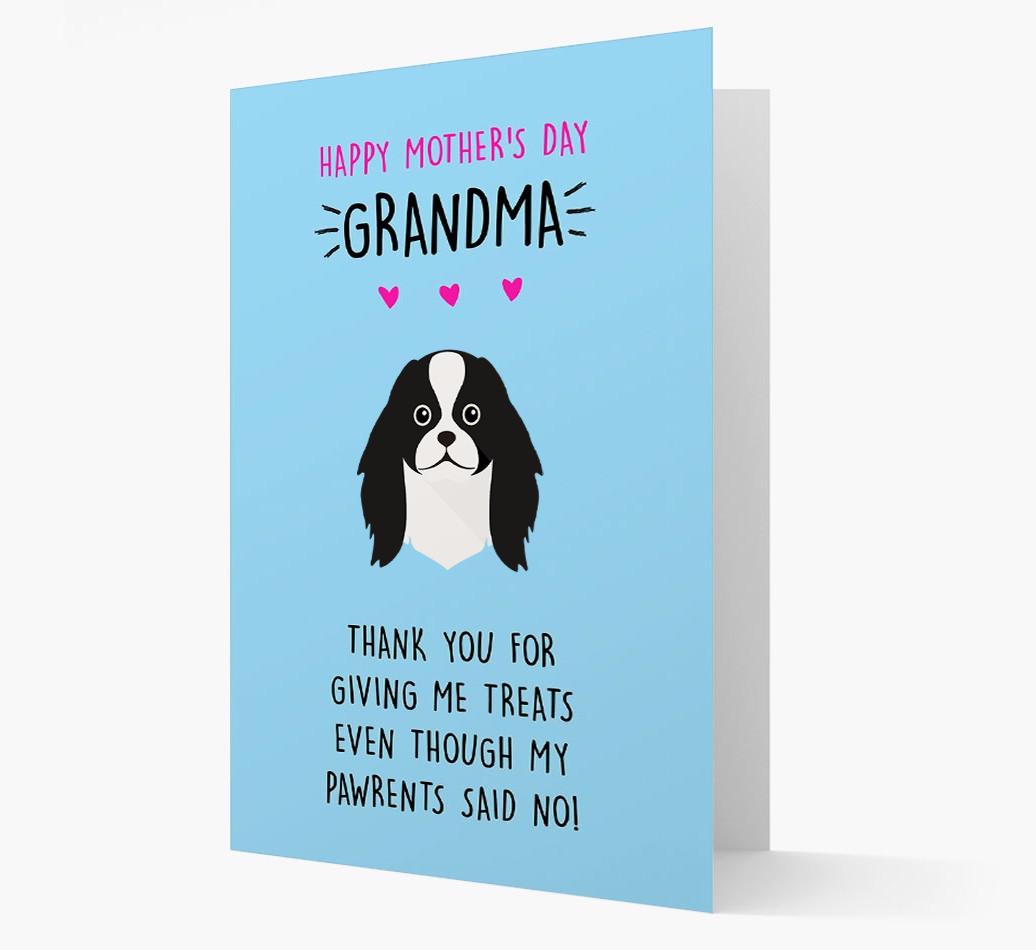 'Happy Mother's Day Grandma' Card with your {breedFullName} Icon